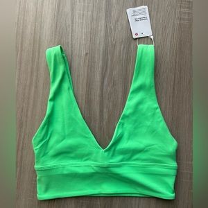Lululemon women’s align v-neck bra *light support A/B cup NWT